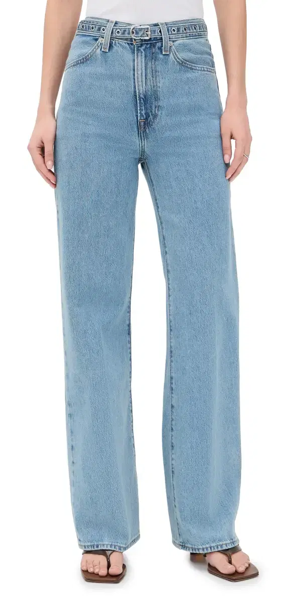 Levi's Ribcage Wide Leg Belted Jeans Multiple Options