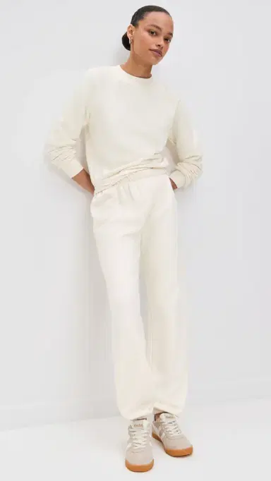 ÉTERNE Classic Sweatpants Cream L | Thumbnail 5