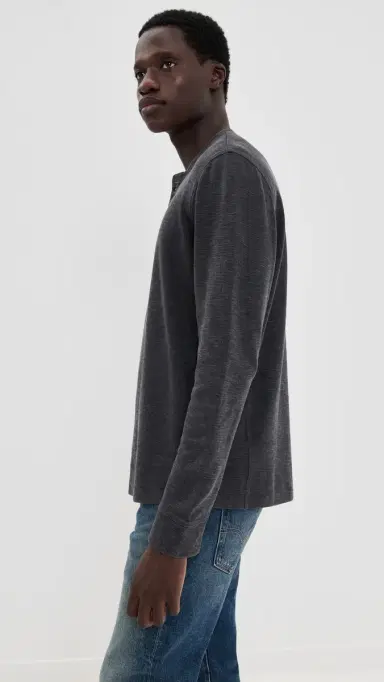 RAILS Soto Henley Washed Black | Thumbnail 4 RAILS Soto Henley Washed Black | Thumbnail 4