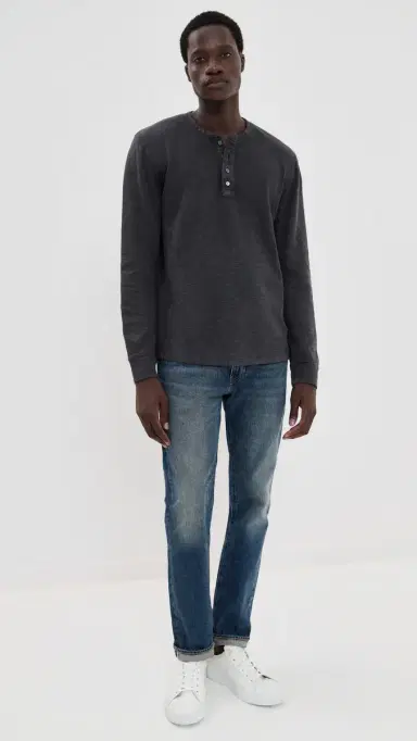 RAILS Soto Henley Washed Black | Thumbnail 5 RAILS Soto Henley Washed Black | Thumbnail 5