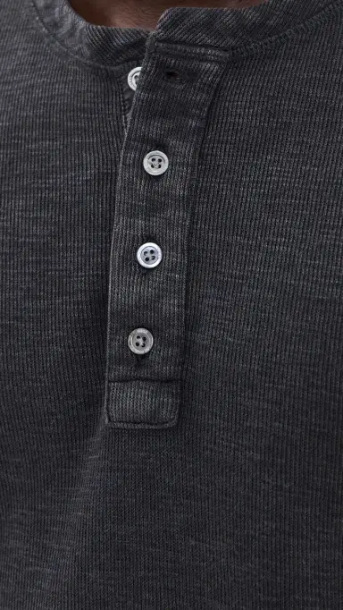 RAILS Soto Henley Washed Black | Thumbnail 6 RAILS Soto Henley Washed Black | Thumbnail 6