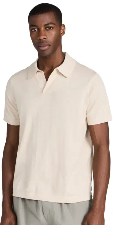 NN07 Ryan Cotton Linen Polo Oat | Thumbnail 1 NN07 Ryan Cotton Linen Polo Oat | Thumbnail 1