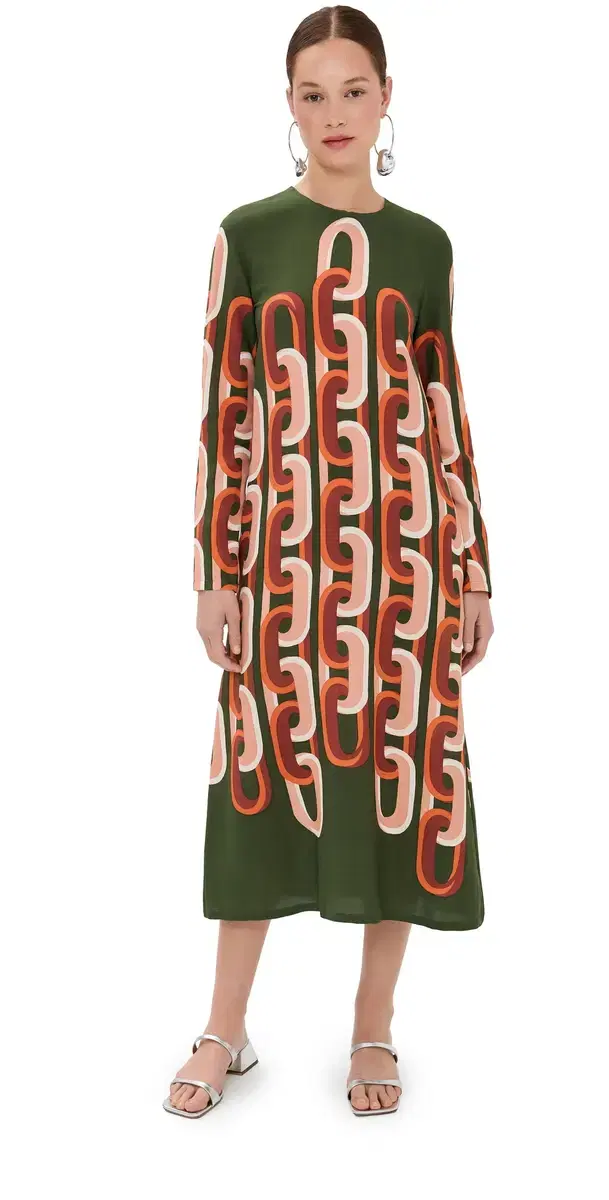 Long leeve Midi wing Dress Prometheus Placée