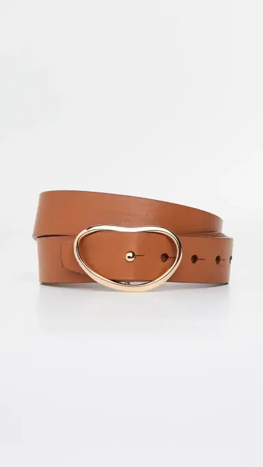 Lizzie Fortunato Wide Georgia Belt In Tan Tan S | Thumbnail 2