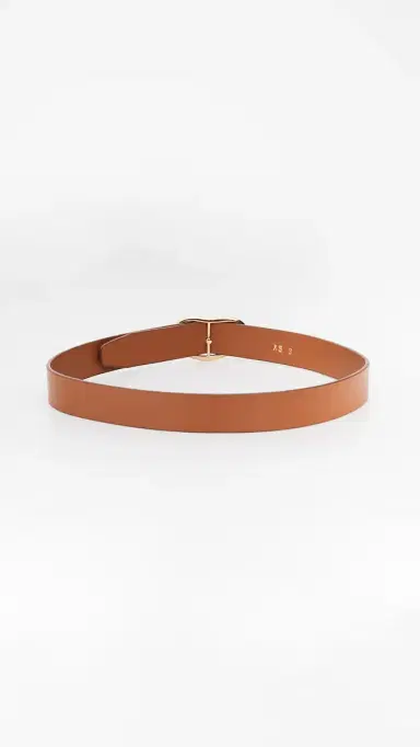 Lizzie Fortunato Wide Georgia Belt In Tan Tan S | Thumbnail 4