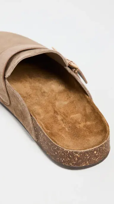 Tory Burch Mellow Mules River Rock/Gold 5 | Thumbnail 4 Tory Burch Mellow Mules River Rock/Gold 5 | Thumbnail 4
