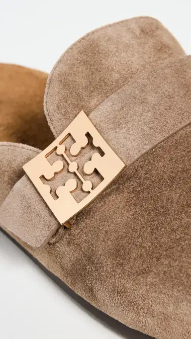 Tory Burch Mellow Mules River Rock/Gold 5 | Thumbnail 6 Tory Burch Mellow Mules River Rock/Gold 5 | Thumbnail 6