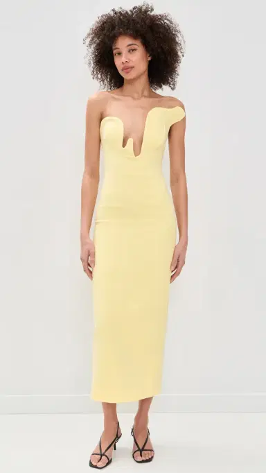 BARDOT Rosalyn Midi Dress Canary Yellow | Thumbnail 2 BARDOT Rosalyn Midi Dress Canary Yellow | Thumbnail 2