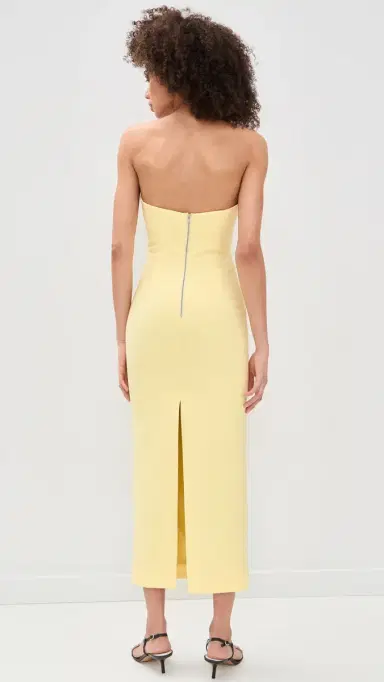 BARDOT Rosalyn Midi Dress Canary Yellow | Thumbnail 3 BARDOT Rosalyn Midi Dress Canary Yellow | Thumbnail 3