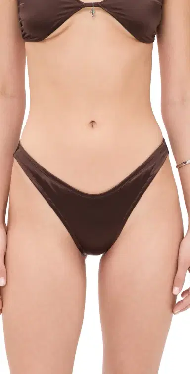 LIONESS Lila Bikini Bottoms Chocolate S | Thumbnail 1 LIONESS Lila Bikini Bottoms Chocolate S | Thumbnail 1