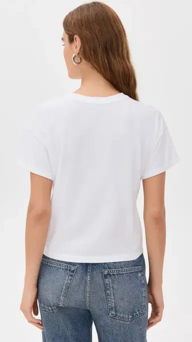 rag & bone Kelly Boxy Jersey Tee White M | Thumbnail 3 rag & bone Kelly Boxy Jersey Tee White M | Thumbnail 3