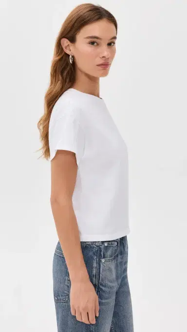 rag & bone Kelly Boxy Jersey Tee White M | Thumbnail 4 rag & bone Kelly Boxy Jersey Tee White M | Thumbnail 4