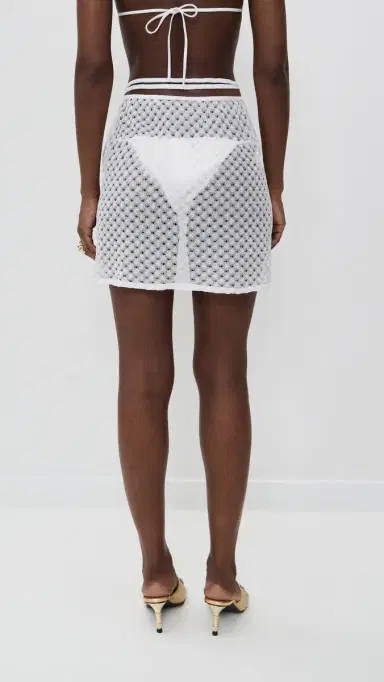 Missoni Coverup Miniskirt White S | Thumbnail 3