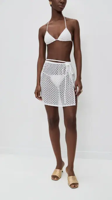 Missoni Coverup Miniskirt White S | Thumbnail 5