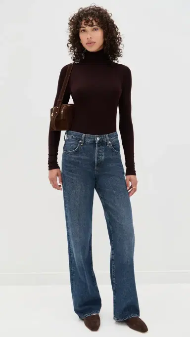 AG Chels Turtleneck Coffee Bean | Thumbnail 5 AG Chels Turtleneck Coffee Bean | Thumbnail 5