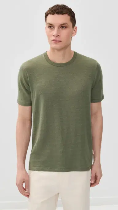 Orlebar Brown OB Standard Linen Tee Herbal | Thumbnail 2