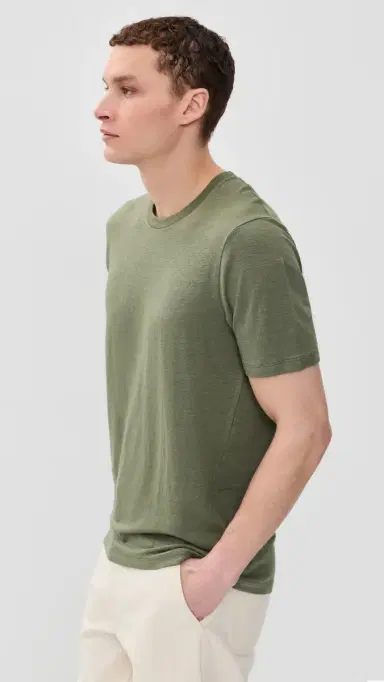 Orlebar Brown OB Standard Linen Tee Herbal | Thumbnail 4