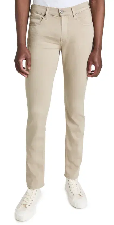 PAIGE Federal Transcend Slim Straight Jeans 34 Toasted Almond 29 | Thumbnail 1