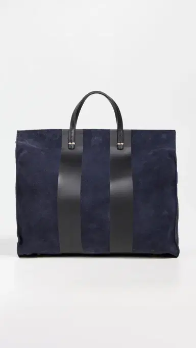 Clare V. Simple Tote Navy One Size | Thumbnail 2 Clare V. Simple Tote Navy One Size | Thumbnail 2