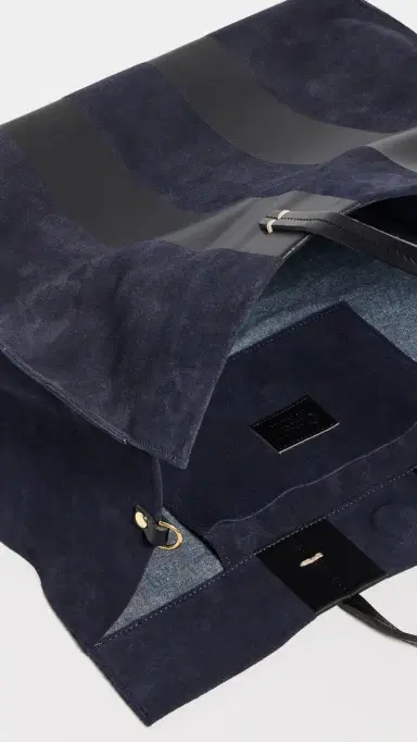 Clare V. Simple Tote Navy One Size | Thumbnail 6 Clare V. Simple Tote Navy One Size | Thumbnail 6