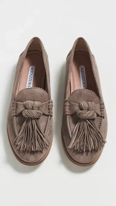 Aquazzura Freddie Moccasins Tortora | Thumbnail 5