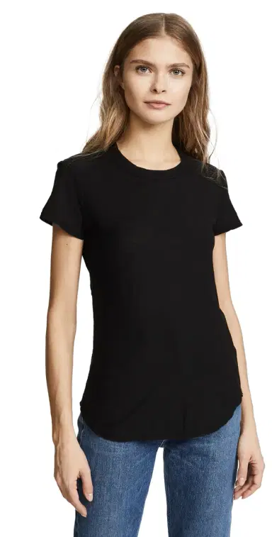 James Perse Sheer Slub Crew Neck Tee | Thumbnail 1