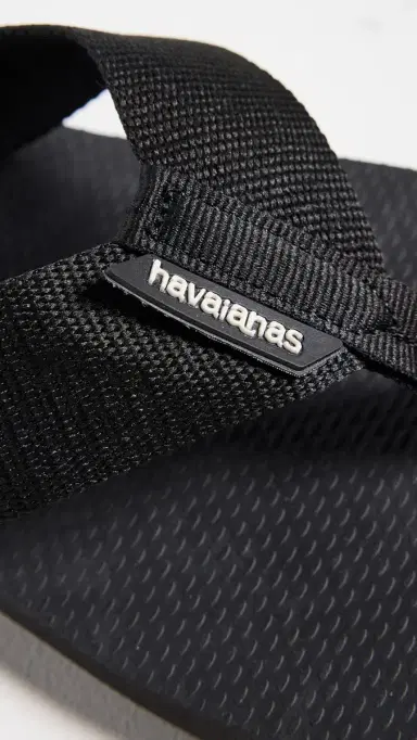 Havaianas Urban Basic Flip Flops Black | Thumbnail 5