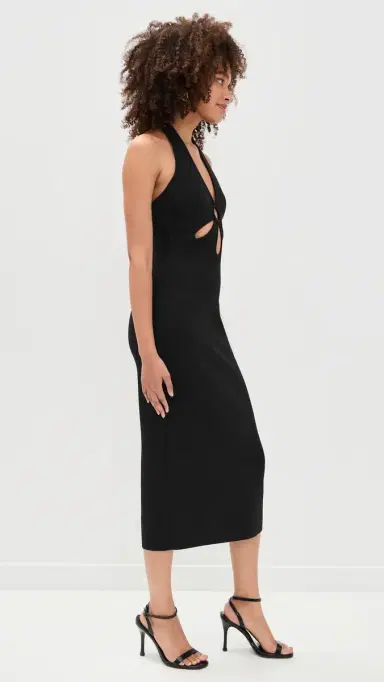 Cult Gaia Vinna Dress Black | Thumbnail 4