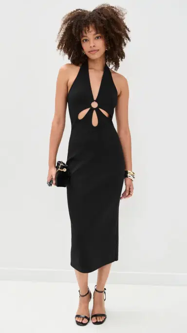 Cult Gaia Vinna Dress Black | Thumbnail 5