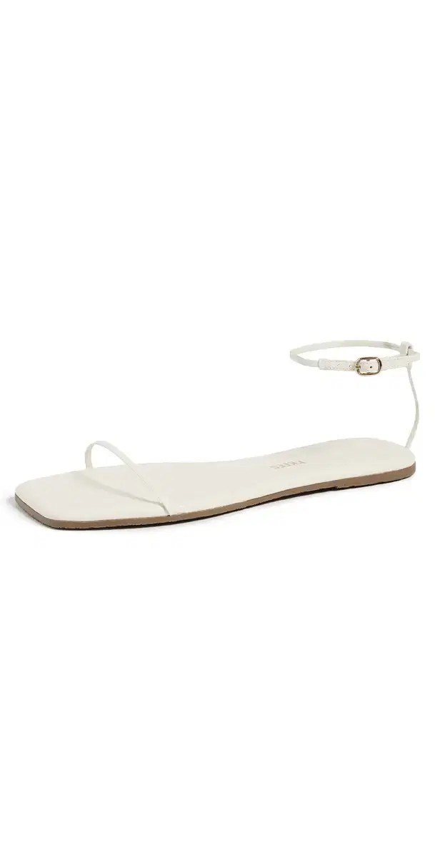 Square Toe Twiggy Sandals Cream