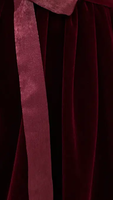 endless rose Velvet Satin Bow Mini Dress erlot | Thumbnail 6 endless rose Velvet Satin Bow Mini Dress erlot | Thumbnail 6