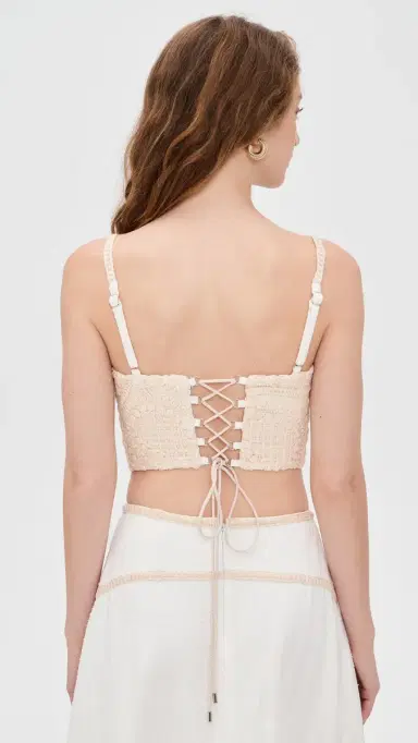 Sabina Musáyev Tasha Top White | Thumbnail 3