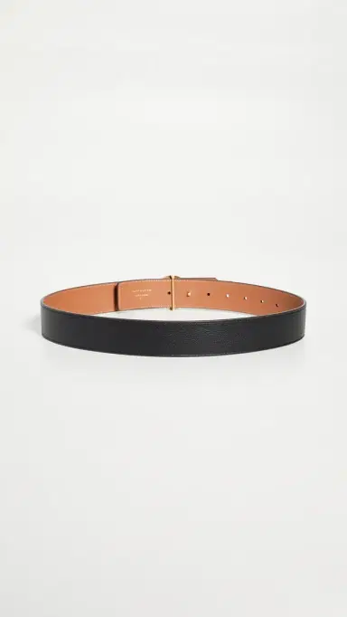 Tory Burch Miller Reversible Belt 1.5 Black/New Cuoio/Gold L | Thumbnail 4