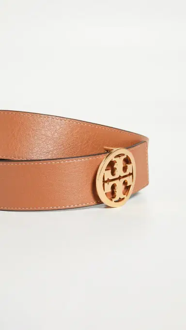 Tory Burch Miller Reversible Belt 1.5 Black/New Cuoio/Gold L | Thumbnail 5