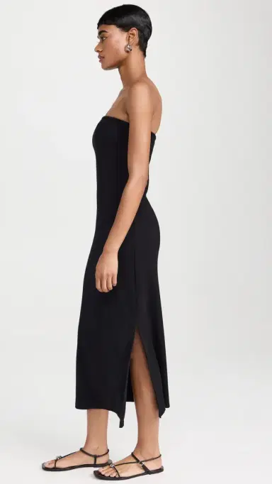 perfectwhitetee Blondie Strapless Dress True Black L | Thumbnail 4 perfectwhitetee Blondie Strapless Dress True Black L | Thumbnail 4