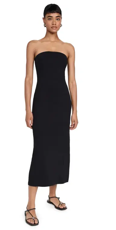 perfectwhitetee Blondie Strapless Dress True Black L | Thumbnail 1 perfectwhitetee Blondie Strapless Dress True Black L | Thumbnail 1