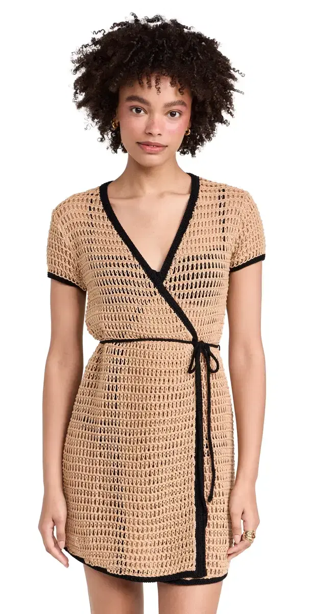 STAUD pritz Coverup Dress Natural