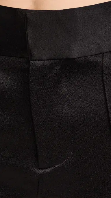 Alice + Olivia Dylan Satin Pants Black 0 | Thumbnail 6 Alice + Olivia Dylan Satin Pants Black 0 | Thumbnail 6