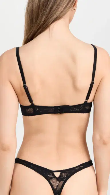 Fleur du Mal Le Stretch Lace Thong Black XL | Thumbnail 3 Fleur du Mal Le Stretch Lace Thong Black XL | Thumbnail 3