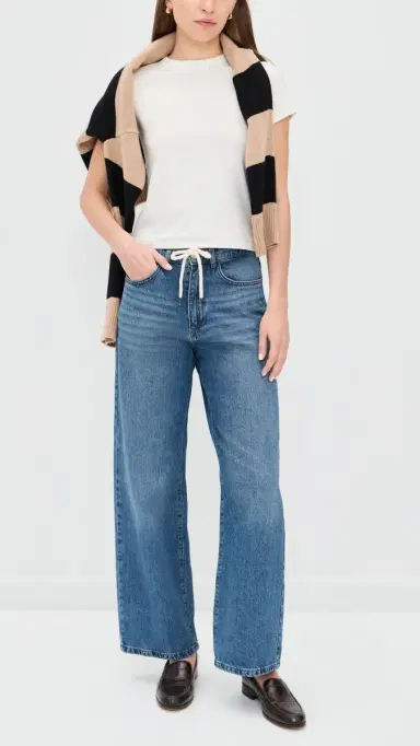 Secular Wesley Wide Leg Drawstring Jeans | Thumbnail 5