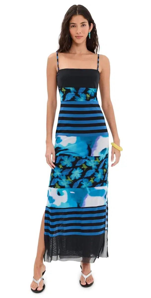 eona Dress Blue Haze Multi