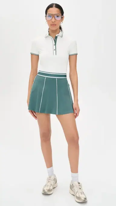 Greyson Luxe Scarlett Polo Top Arctic/100 | Thumbnail 5