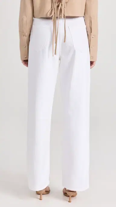 AGOLDE Low Slung Baggy Jeans 30.5 Milkshake 27 | Thumbnail 3