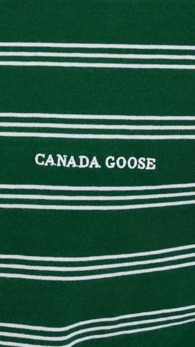 Canada Goose Vantage Stripe T-Shirt Green Talbot Stripe | Thumbnail 6