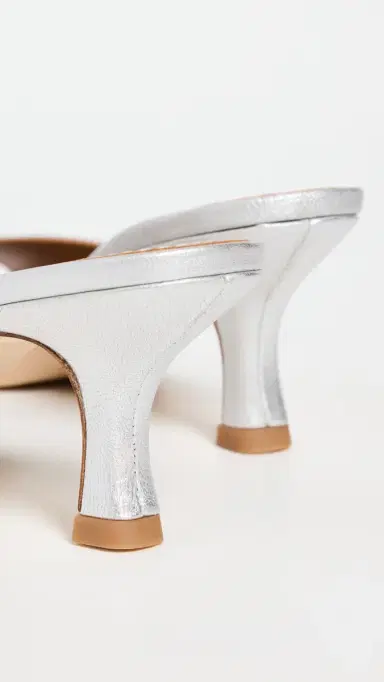 Staud Brigitte Mules Silver | Thumbnail 4 Staud Brigitte Mules Silver | Thumbnail 4