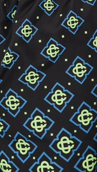 Casablanca Degrade Monogram Printed Swim Shorts 5 Black | Thumbnail 6 Casablanca Degrade Monogram Printed Swim Shorts 5 Black | Thumbnail 6