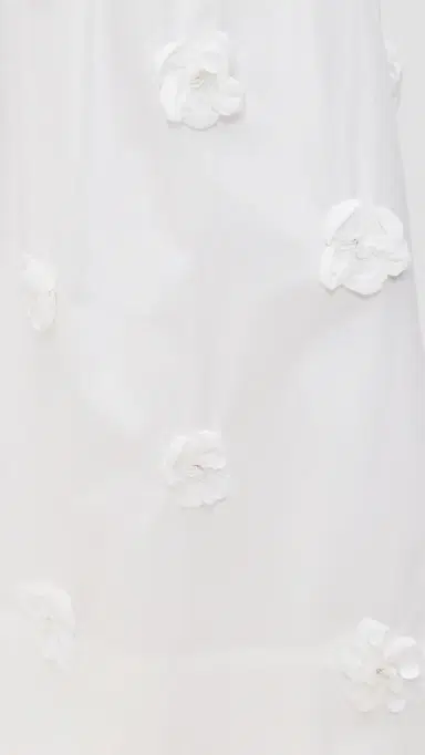 English Factory 3D Flower Midi Skirt White | Thumbnail 6