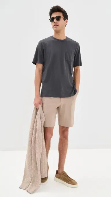 Faherty All Day Shorts 9 Khaki 32 | Thumbnail 5