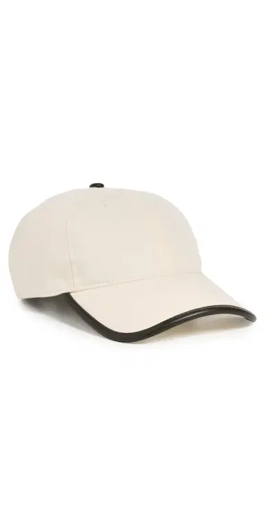 rag & bone Harlow Baseball Cap Olive Canvas One Size | Thumbnail 1