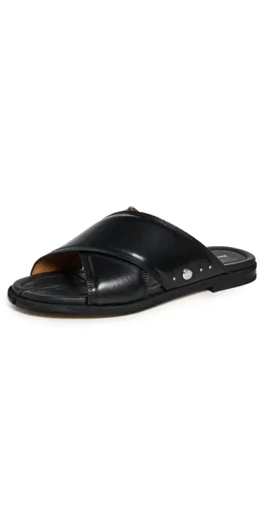 Maison Margiela Tabi Numbers Crossed Sandals Black | Thumbnail 1